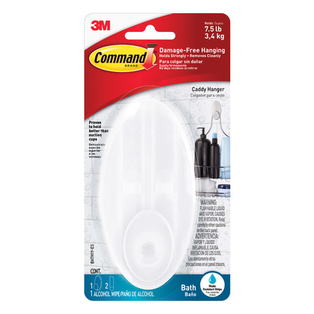 Command Caddy Hanger Hook Clr BATH19-ES